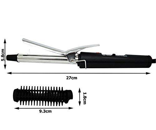 Compact and durable black curling iron rod for women. Compact and durable black curling iron rod for women.